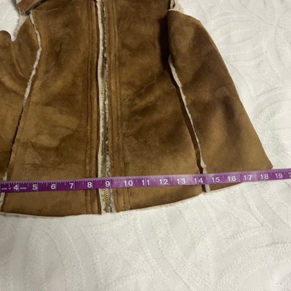 Michael Kors Brown Shearling Vest - Picture 9 of 12